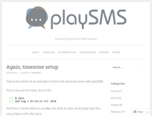 Tablet Screenshot of playsms.org